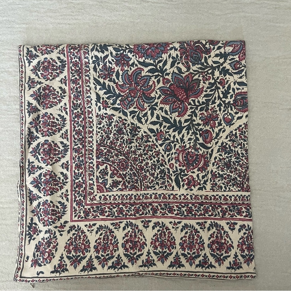 Pottery Barn paisley cover 20x20